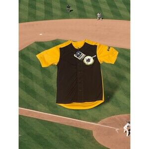 Stitches San Diego Padres Men’s Size Medium Jersey Cooperstown Collection Brown